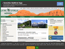 Tablet Screenshot of gemeinde.wengen.bz.it